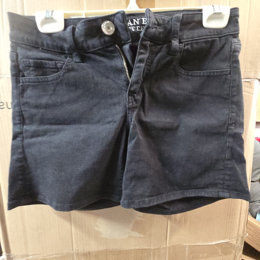 Classic Black Denim Women's Shorts